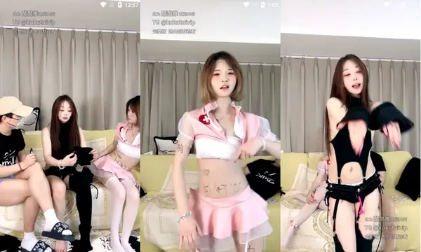 【全网最嫩美少女,超级萌白酱,非常小美 】嫩妹女团~! 抖音裸舞~被肌肉大屌操到高潮4