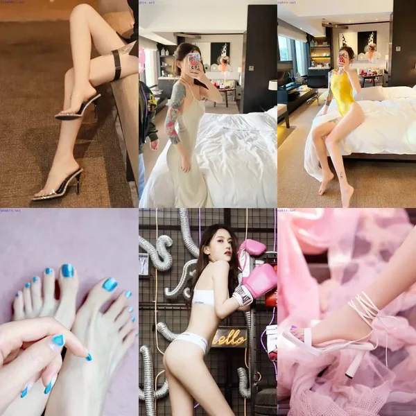 美女模特的精致脚丫
